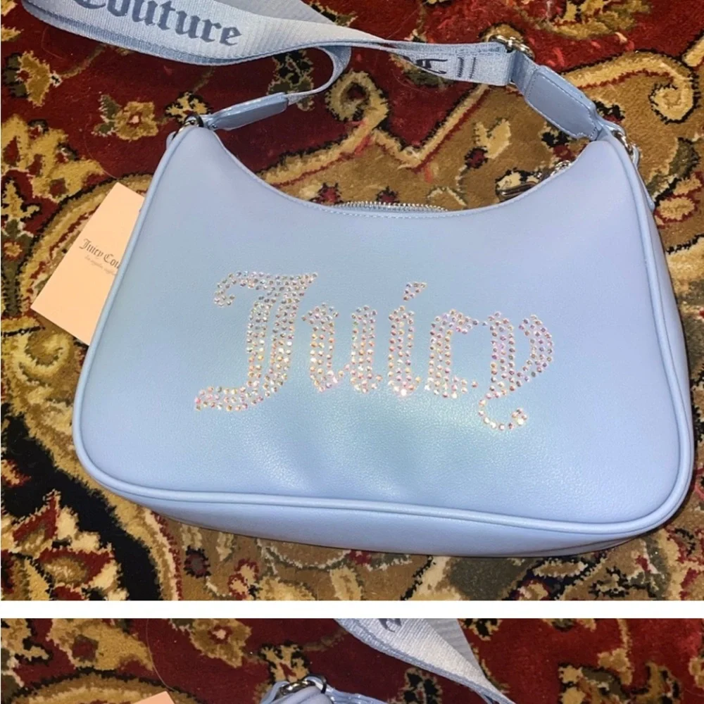 Juicy Couture Light Blue Shoulder Bag - Picture 1 of 6